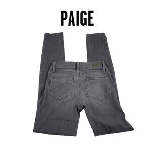 Paige Gray Verdugo Skinny Jeans. Sz 24